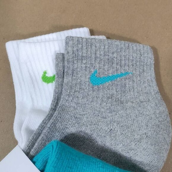 Nike Everyday Cushion Ankle Training Socks 3 Pack -D - Picture 4 of 5